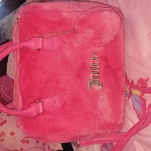 COPY - Juicy couture pink furry purse